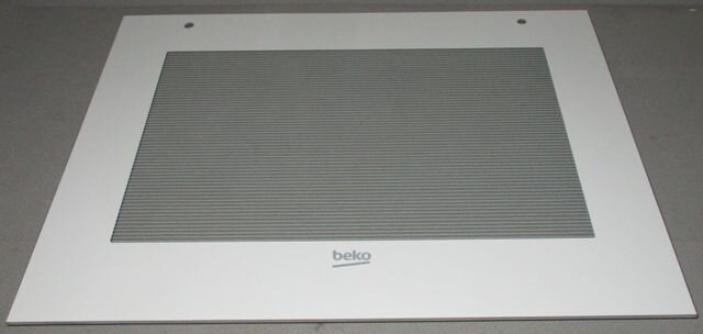 Внешнее стекло двери духовки Beko белое 210442341